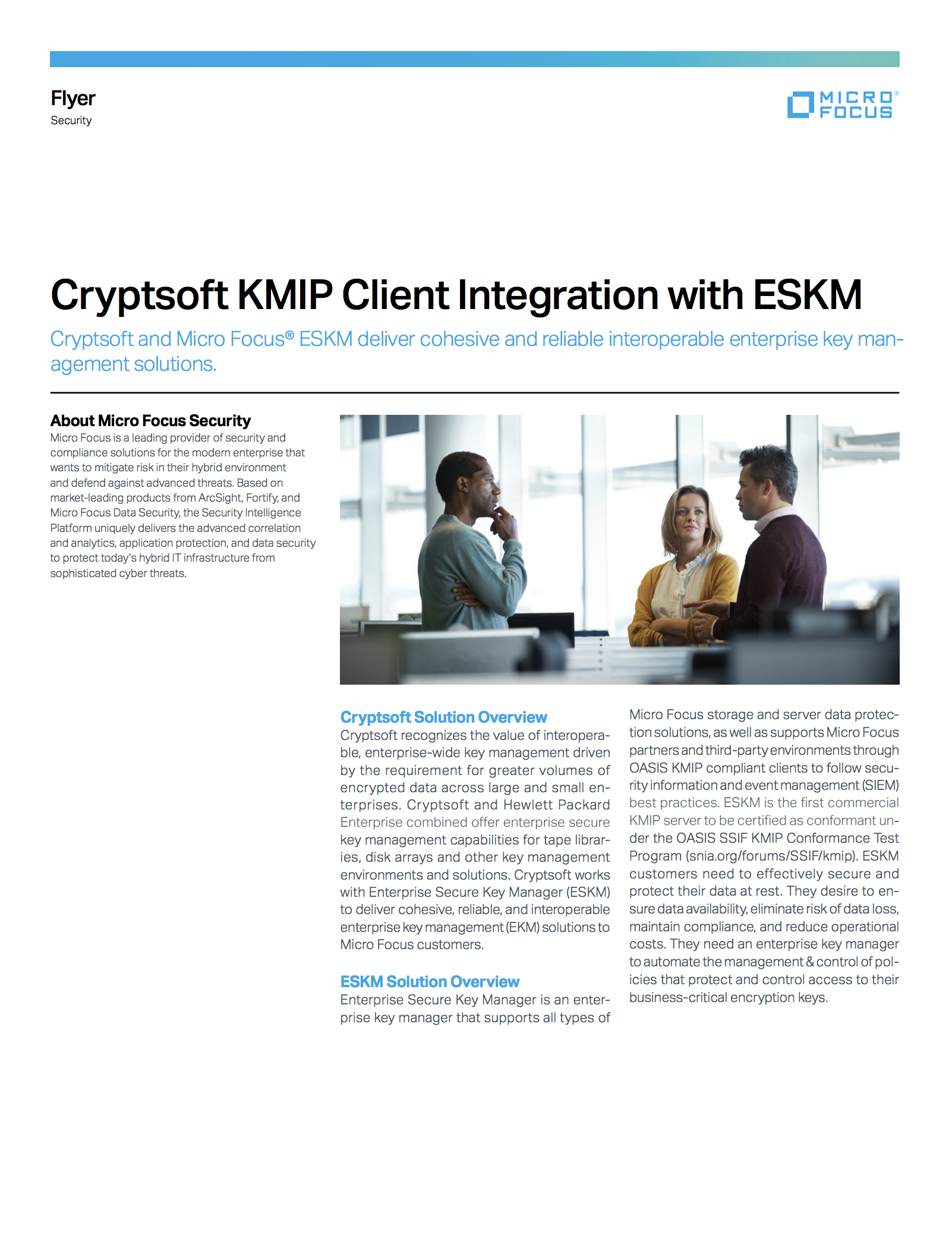 Cryptsoft KMIP Client Integration with ESKM