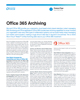Office 365 Archiving
