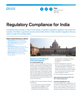 Regulatory Compliance for India