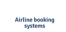 Airline booking systems