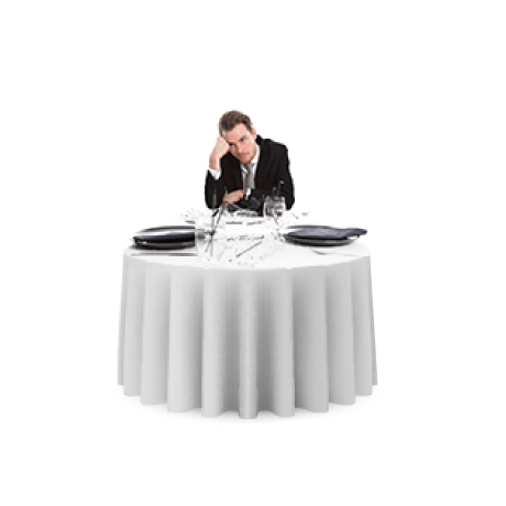 Unhappy restaurant customer