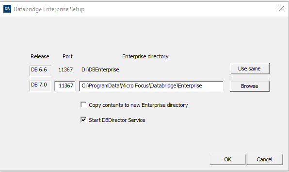 Databridge Enterprise Setup