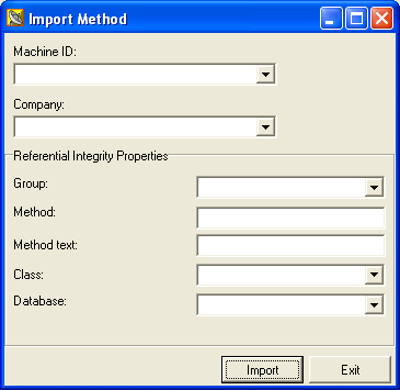 Referential Integrity - Import Method