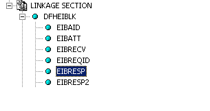 Declaration of EIBRESP Variable