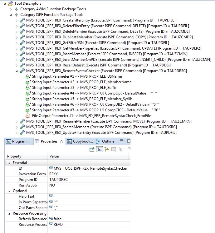 MVS Project Sample Application Remote Syntax Check