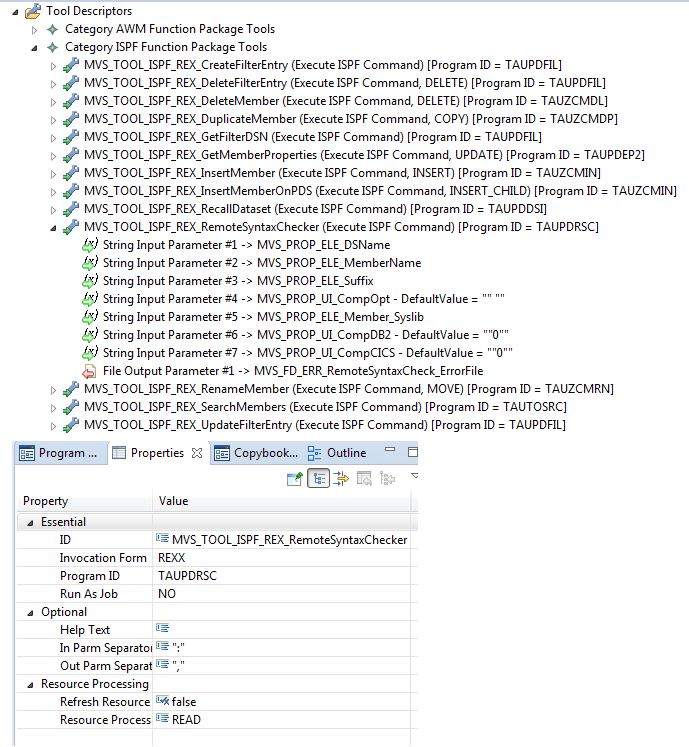MVS Project Sample Application Remote Syntax Check