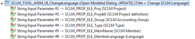 SCLM Change Language Tool