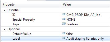 Label property of the Audit parameter