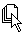 Mouse pointer indicating drop