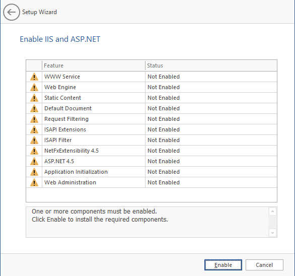 Configuring the Web Application