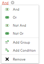 Built-in Report Filtering