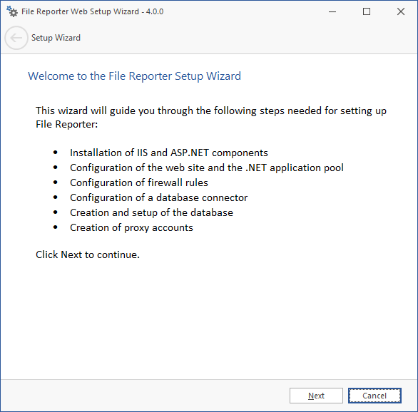 Configuring the Web Application