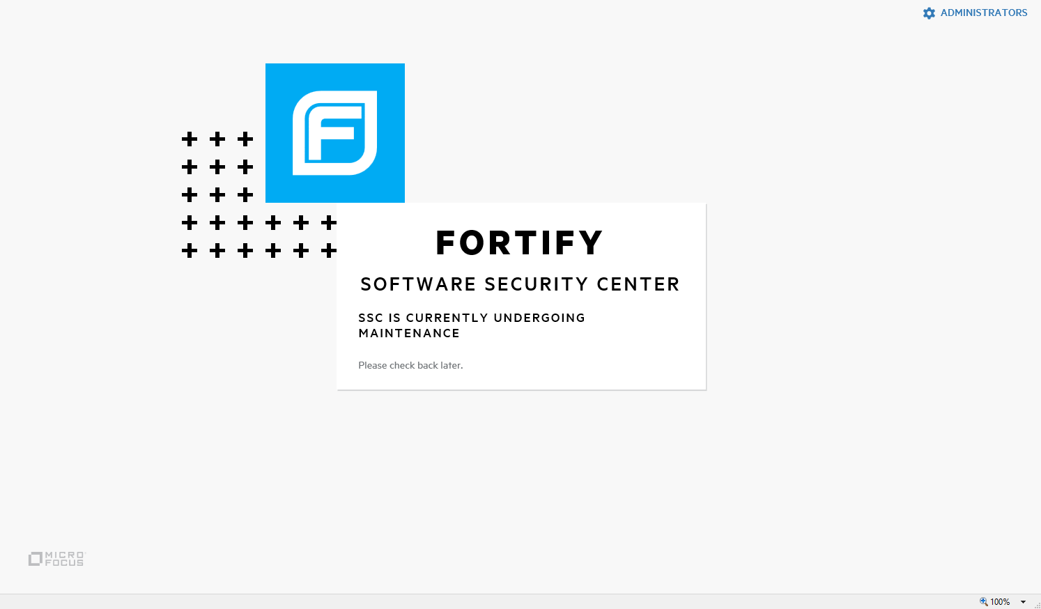 Configuring Fortify Software Security Center for the First Time