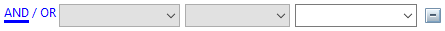 Example of AND OR search query