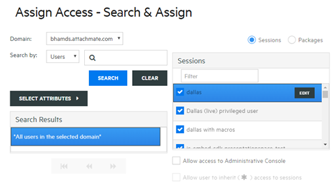 Assign access