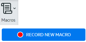 Record New Macro