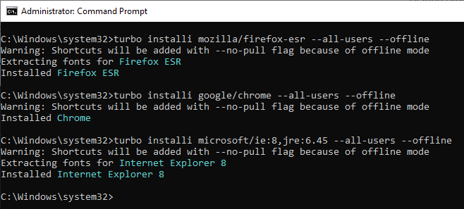 Citrix installi command