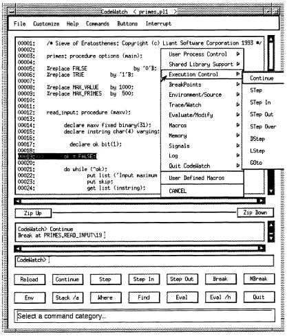 CodeWatch Display - UNIX.