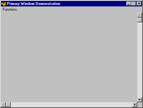 Typical GUI Window