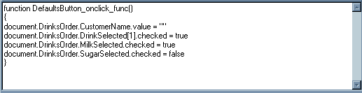 Event Handler View with Code