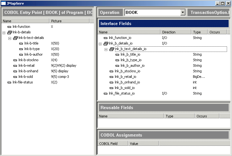 Default Mapping for JMapServ