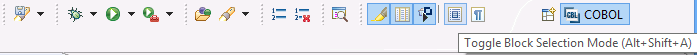 Toolbar in Eclipse