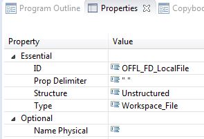 File Descriptor for a Workspace file