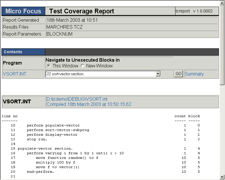 Test Coverage Report