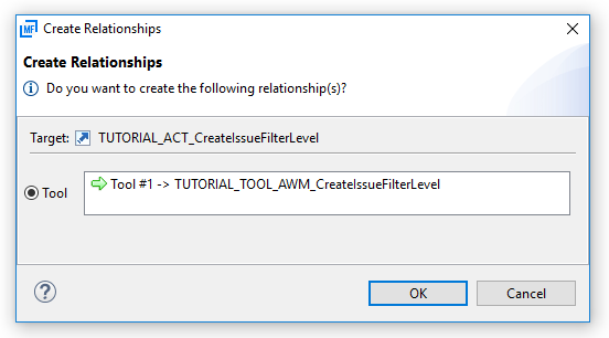 Create Relationships - Action Tool